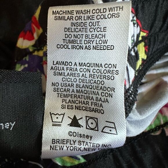 Disney Villains Women's Black Sleep Pants Jogger With Pockets Size Medium - Picture 7 of 8